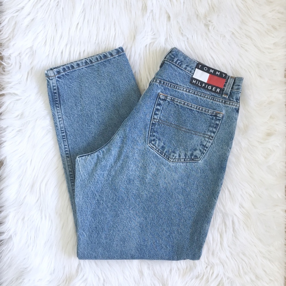 SOLD. Vintage Tommy Hilfiger High Waisted Jeans - Picture 1 of 8